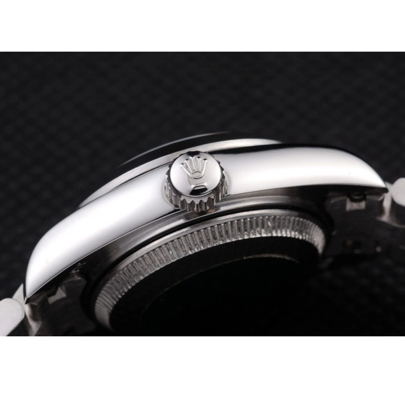 MiroTime 0715 Rolex Explorer Polished Stainless Steel Black Dial 98089